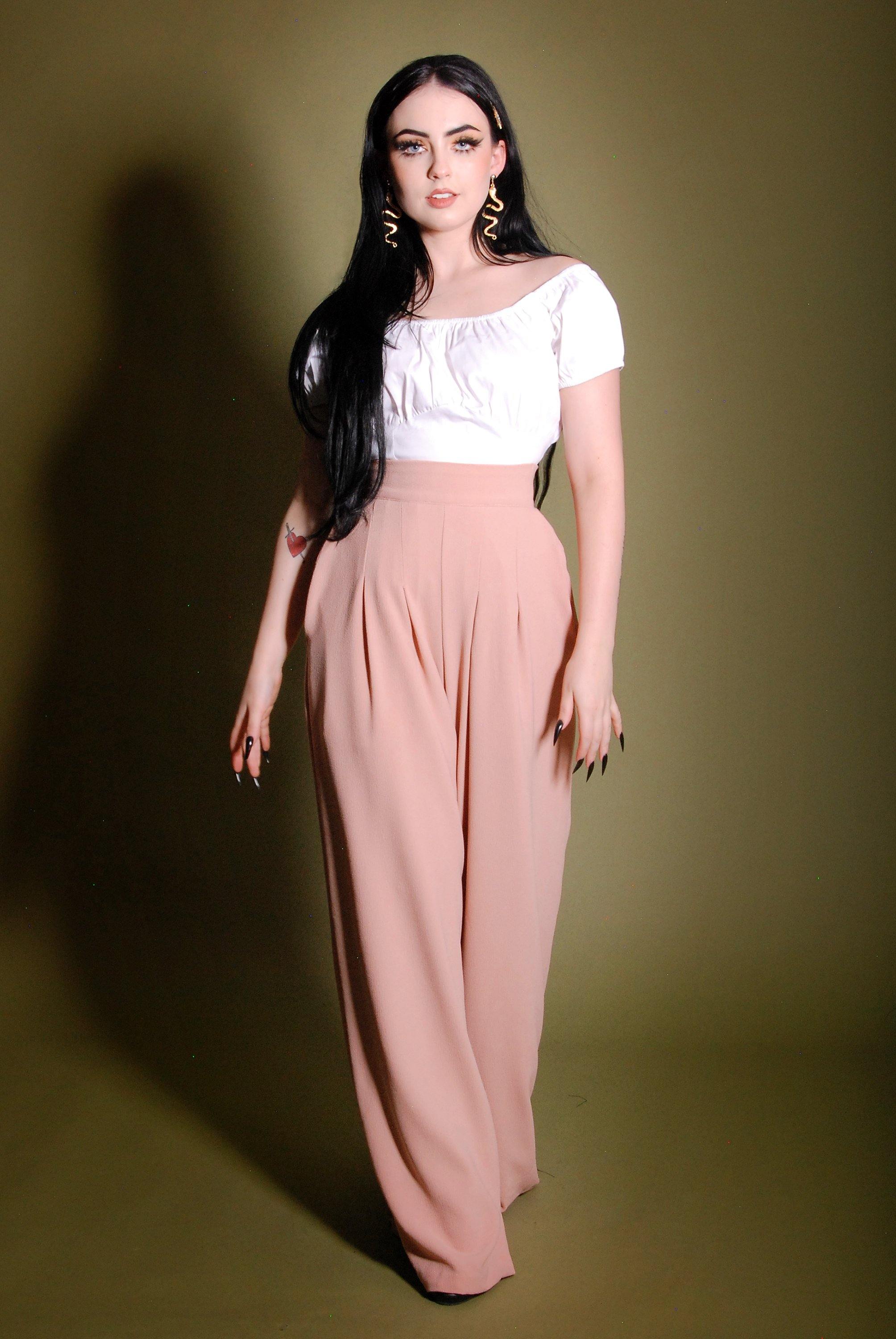 Solid Cotton Chicken Palazzo For ( Baby Pink ) Women, Waist Size: Up to 36  at Rs 210 in New Delhi